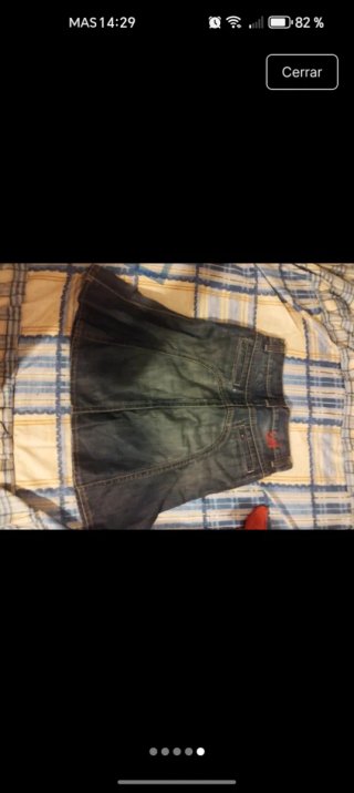 Falda vaquera corta Tommy Hilfiger vintage talla L