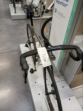 Bicicleta De Rosa Merak (CARBONO) plateada