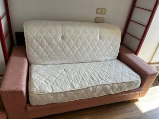 Sofá Cama 1.05m Rosa