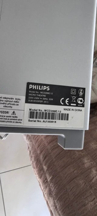 Stereo Philips MCD288E DVD
