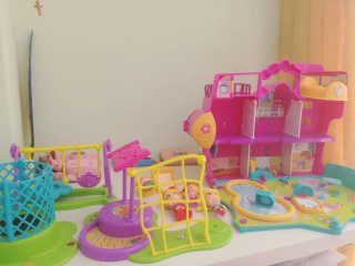 Pin y Pon Casa y Parque Infantil,muñecos y accesor
