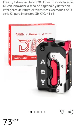 Extrusor DXC para Creality K1/K1C/K1 MAX