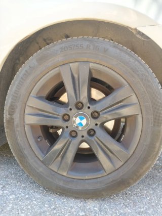 Llantas BMW R16 Negras con neumáticos continental