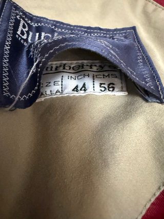 Gabardina Burberry Vintage Hombre Beige