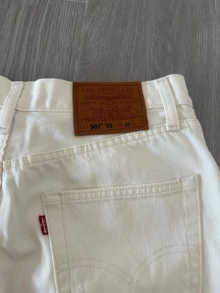 Levi's 501 '93 Shorts Vaqueros Blancos W30
