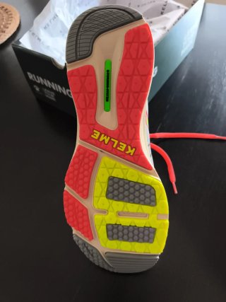 Zapatillas Running Kelme Valencia Gris/Rojo