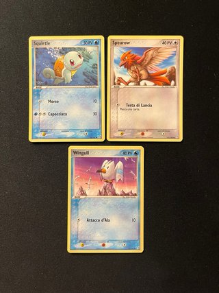 Lotto 19 carte Pokémon italiane Terza Gen