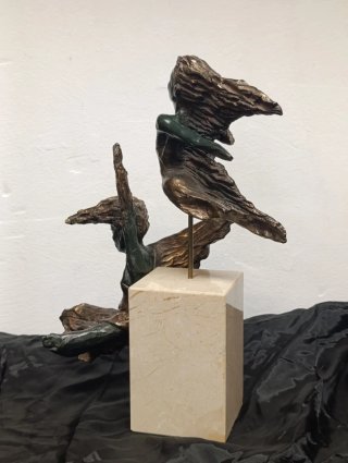 Figura Danza Carosa Disseny Bronce