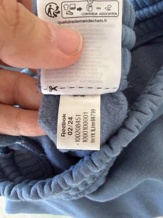Pantalón corto Reebok Classic Original Azul - XL