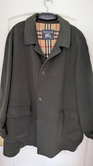 Abrigo Burberrys Vintage Lana Woodhall Original