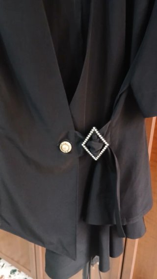 Giacca Vintage in Misto seta  Asimetrica
