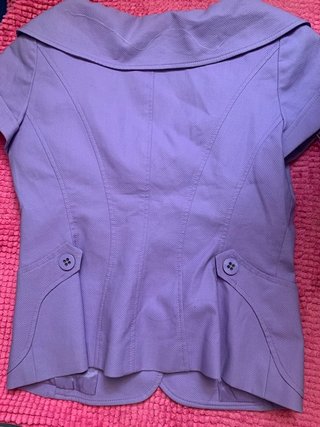 Giacca Luisa Spagnoli Viola Manica Corta