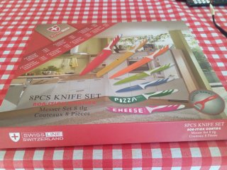 Set 7 Cuchillos Swissline + Pelador