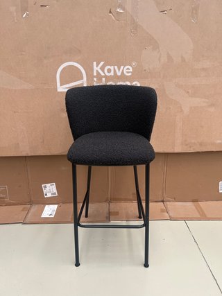 Sgabello Kave Home Ciselia nero 65 cm
