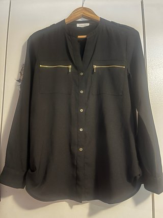 Camisa Calvin Klein Negra Mujer