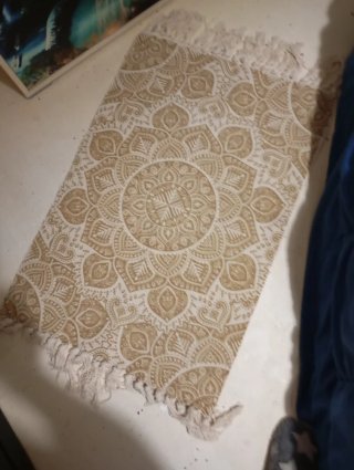 Alfombra pequeña decorativa mandala