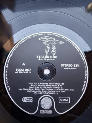 Status Quo Vinile Just Supposin'