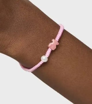 Pulsera Tous Oso Perla Rosa