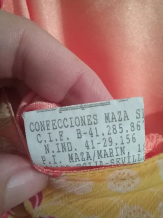 Vestido Lencero Fiesta Vintage (Talla XL / 42)