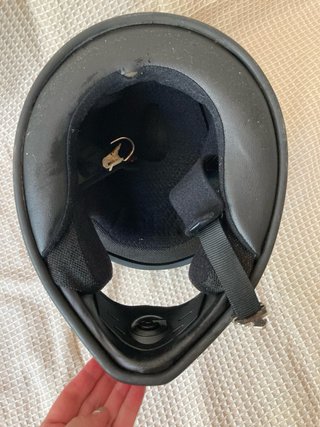 Casco Moto Integral Retro/Streetfighter Negro