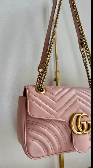 Borsa Gucci Marmont Rosa Pelle