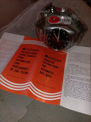 Orologio Citizen UFO Cuscino Automatico 17 Gioielli