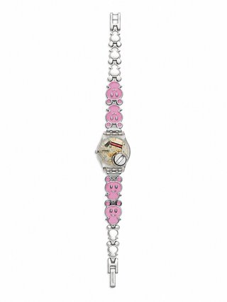 Swatch Irony Turning Fool YSS215G Vintage Rosa