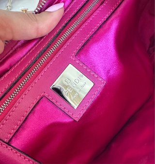Borsa Fendi Croissant Rosa