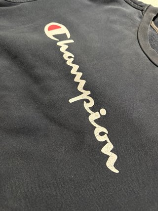 Sudadera Champion Azul Marino, talla L