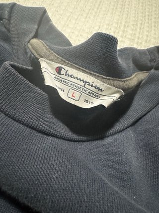 Sudadera Champion Azul Marino, talla L