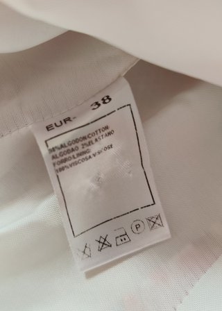 Chaqueta roja de flores de Trucco, 36 38 S