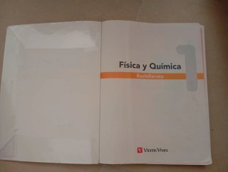 Libro FISICA Y QUIMICA 1° Bachillerato