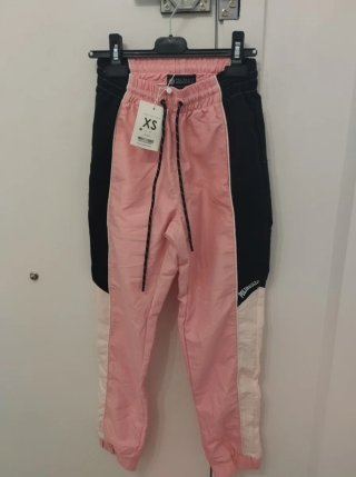 Chándal tactel rosa y blanco Polinesia