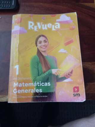 Matemáticas generales 1 bachillerato Revuela