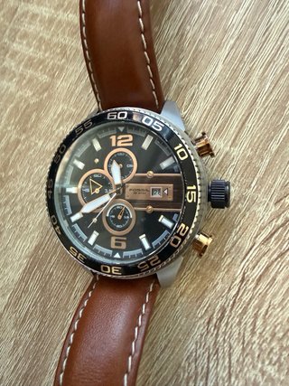 Reloj Viceroy Cronógrafo Negro y Plateado