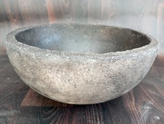Lavabo rústico cemento 40x18 cm
