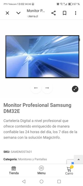 Monitor Samsung Profesional 32 LED
