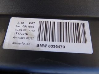 Techo solar bmw serie 1 e81 e87