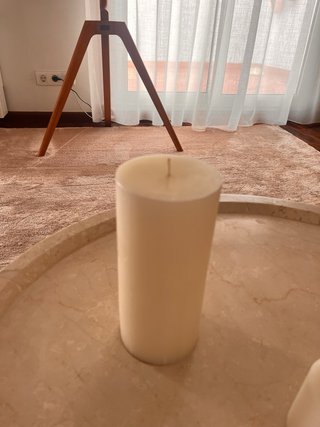 3 Velas Zara Home Blancas