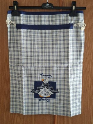 Sacco portapane stile country