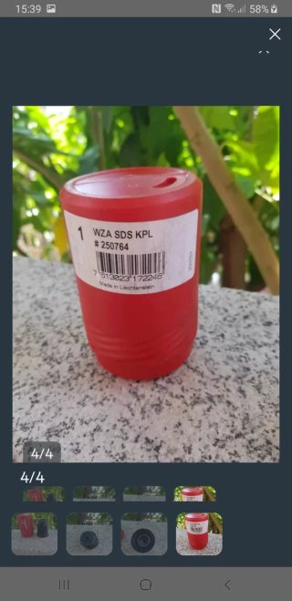 4 MANDRIL HILTI SDS PLUS 2 BOLAS NUEVO A ESTRENAR
