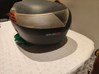Baúl Moto Shad SH46 Negro/Plata