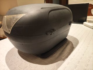 Baúl Moto Shad SH46 Negro/Plata