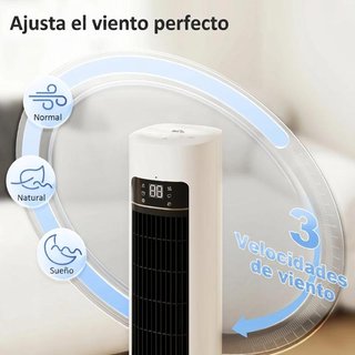 Climatizador Evaporativo 3L 3en1 Temporizador 12H