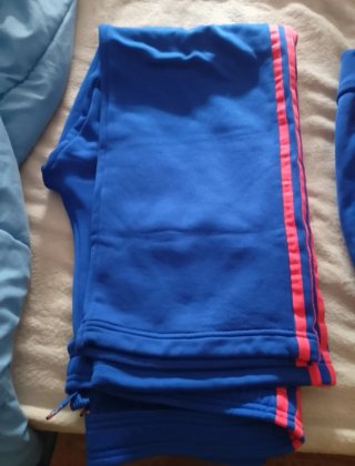 Chándal Adidas Azul y Rosa Talla l