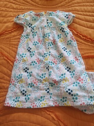 Vestido infantil estampado