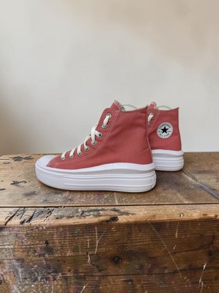Converse plataforma rosa