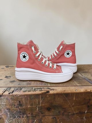 Converse plataforma rosa
