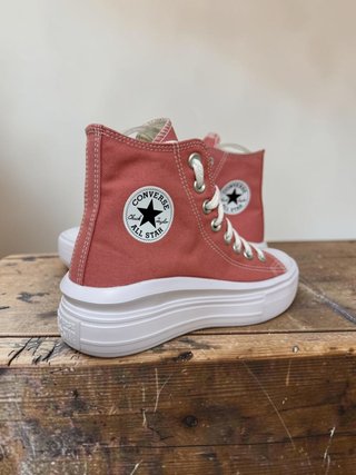 Converse plataforma rosa