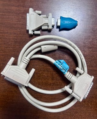 Lote Conectores y Cable Serie DB25/DB9/PS2